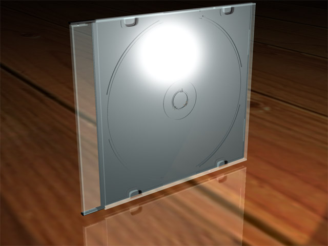CD Case Front 3d model jpeg image