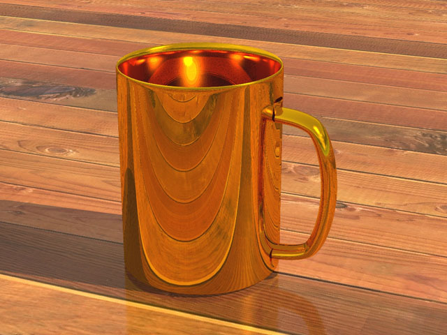 Golden Cup 3d model jpeg image
