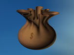 moneybag money bag
 model