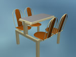 canteen table chars
 model